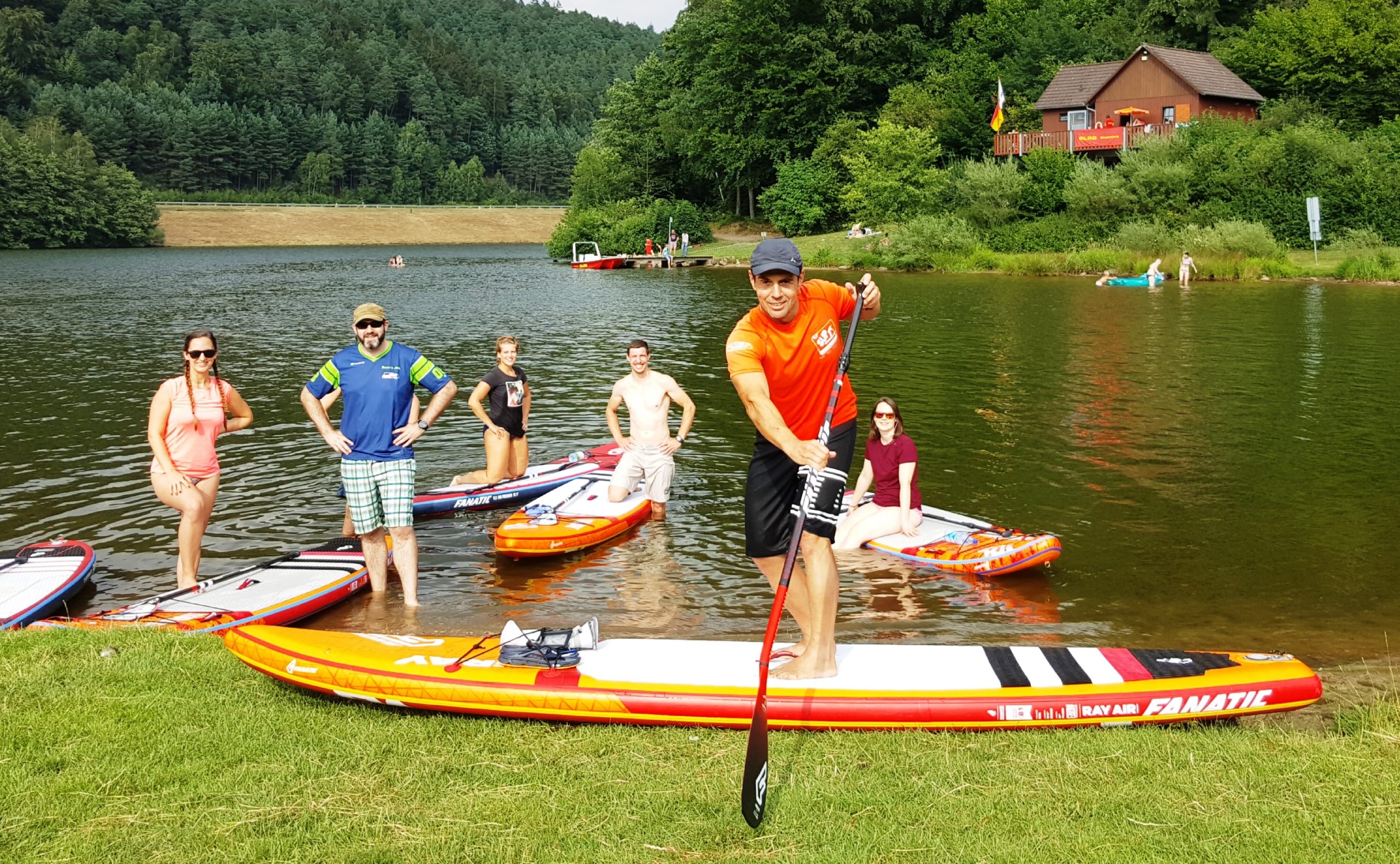SUP Kurs Marbachsee Juli 2018